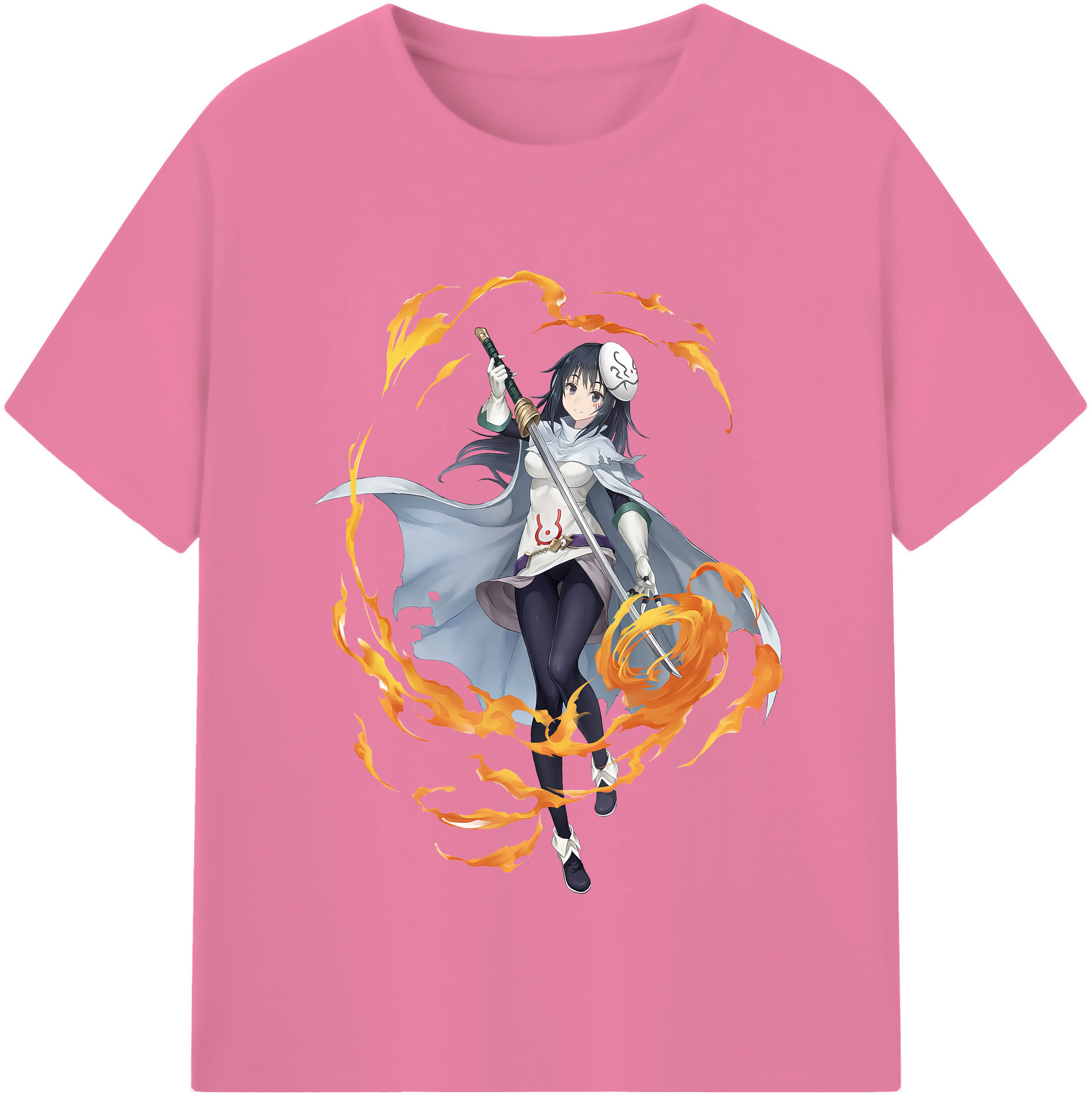 （画像用） 転スラ Regarding Reincarnated to Slime 綿100％半袖Tシャツ（フロントプリント）